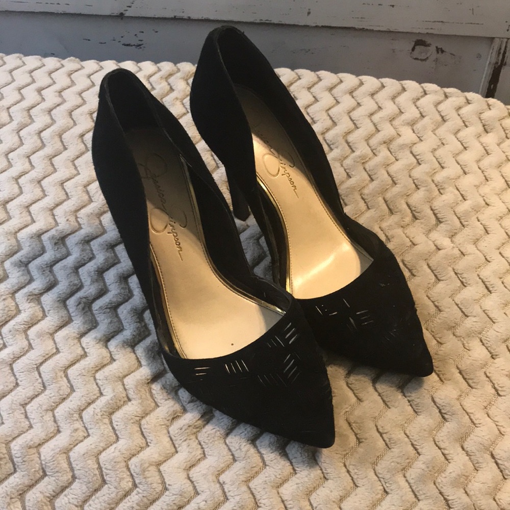 👠 3/50$ GUC JESSICA SIMPSON POINT TOE HEELS SZ 10